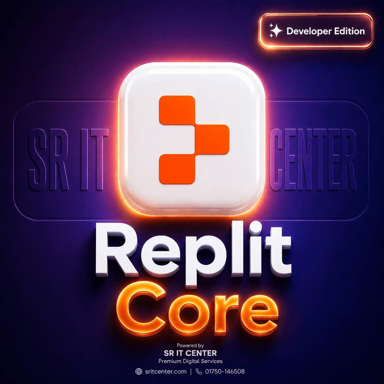 Replit Core (Developer Edition) Subscription & Services 12 M