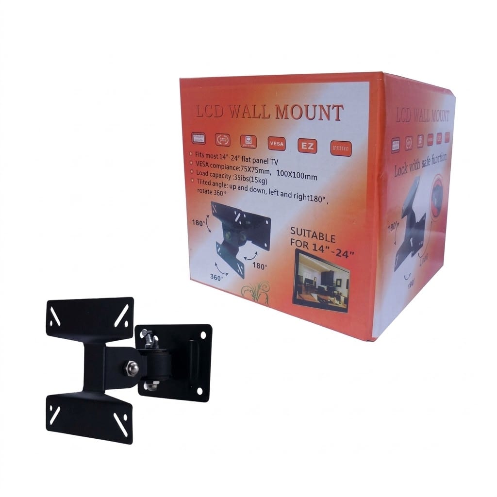 LCD/LED TV & Monitor Wall Mount Bracket (14" - 24")