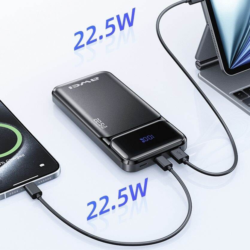 Original- Awei PA-90 22.5W Fast Charging Power Bank – 10000mAh 3