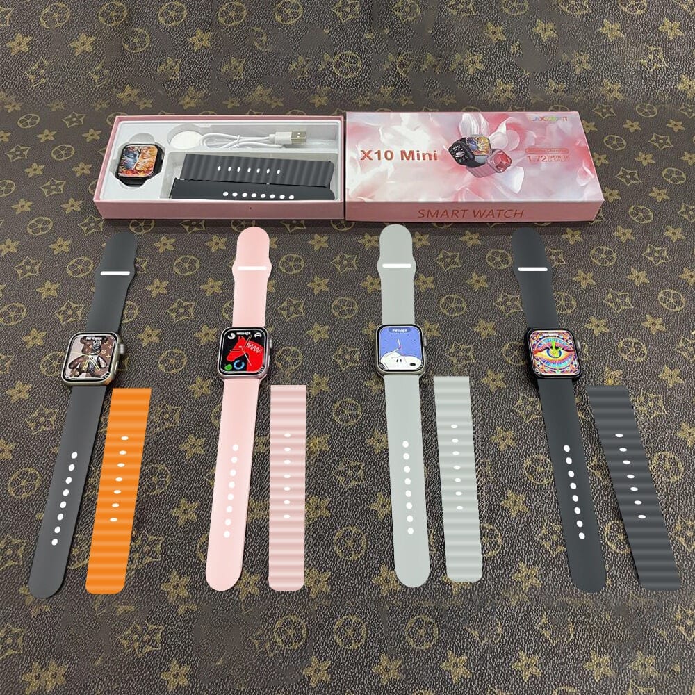 LAXASFIT X10 Mini Smart Watch – 1.72" Infinite Display & Wireless Charging 2