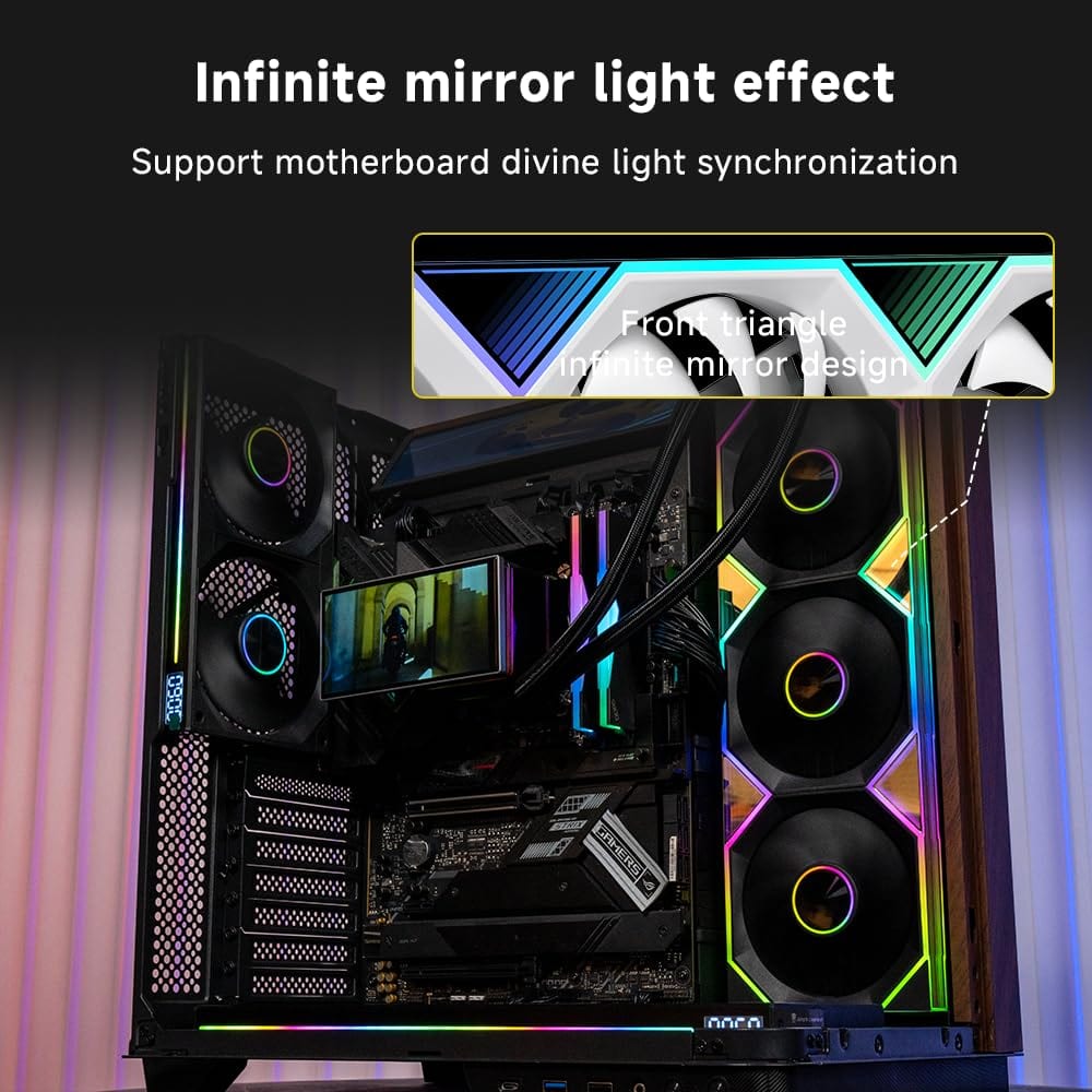 Jungle Leopard Pro Flow 360mm ARGB LCD Screen CPU Cooler
