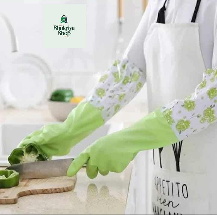 Silicon kitchen hand gloves