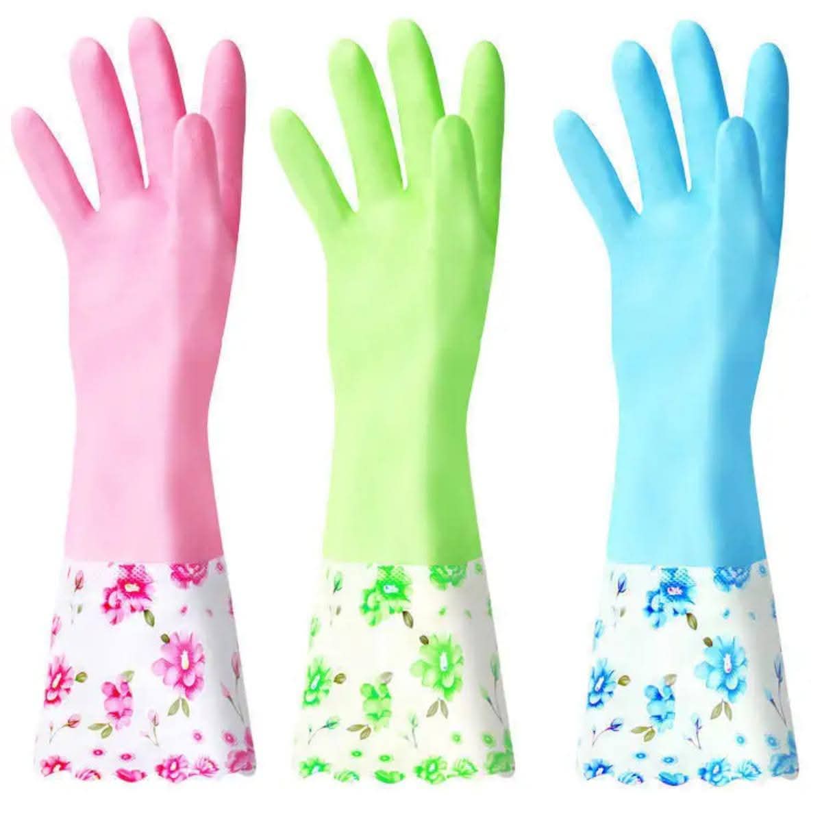 Silicon kitchen hand gloves 2
