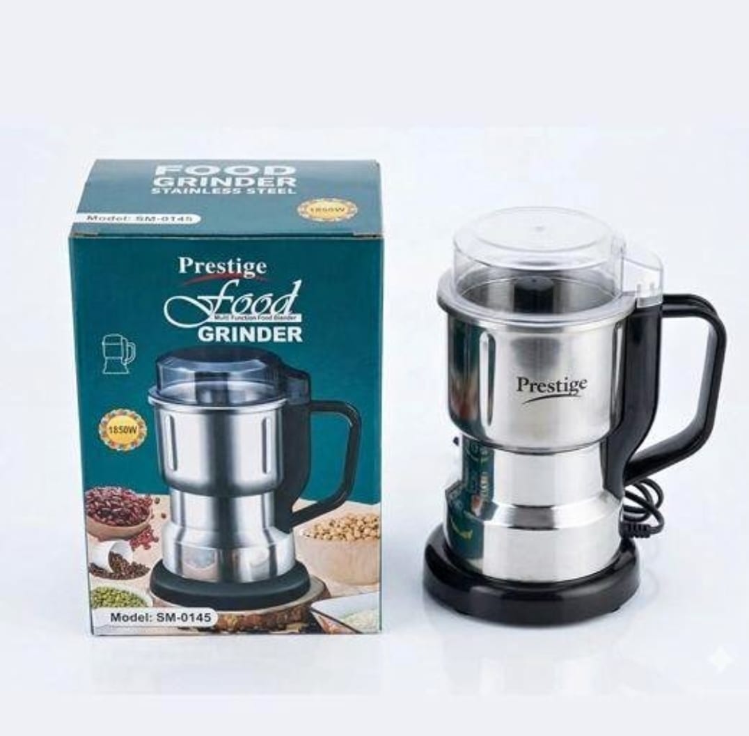 Prestige Multifunctional Electric Food Grinder & Blender - 4000W (Model: SM-0145) Stainless Steel Heavy Duty Masala & Coffee Grinder